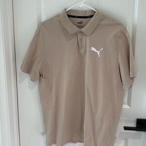 Puma shirt color tan size L regular
